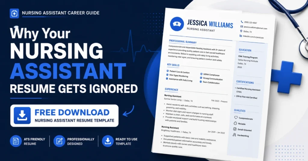 Professional nurse resume template bundle for RN and CNA jobs featuring ATS-friendly modern healthcare resume designs editable in Microsoft Word.