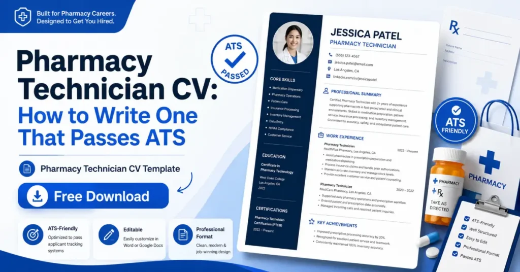 Pharmacy Technician CV