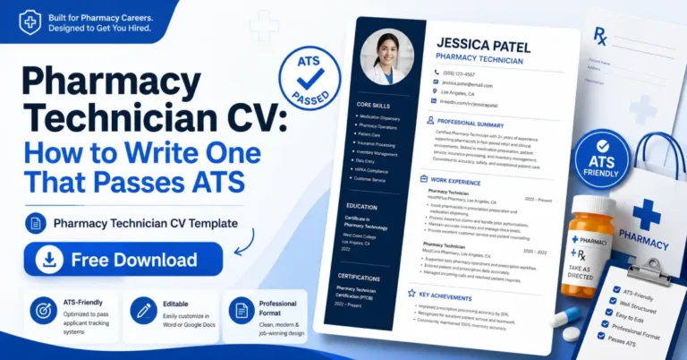 Pharmacy Technician CV