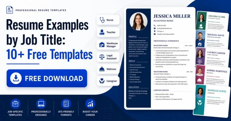 Resume Examples by Job Title