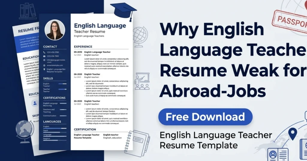 English Language Teacher Resume