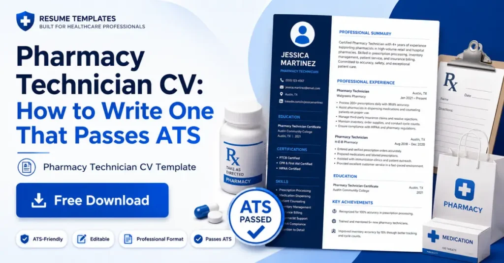 Pharmacy Technician CV
